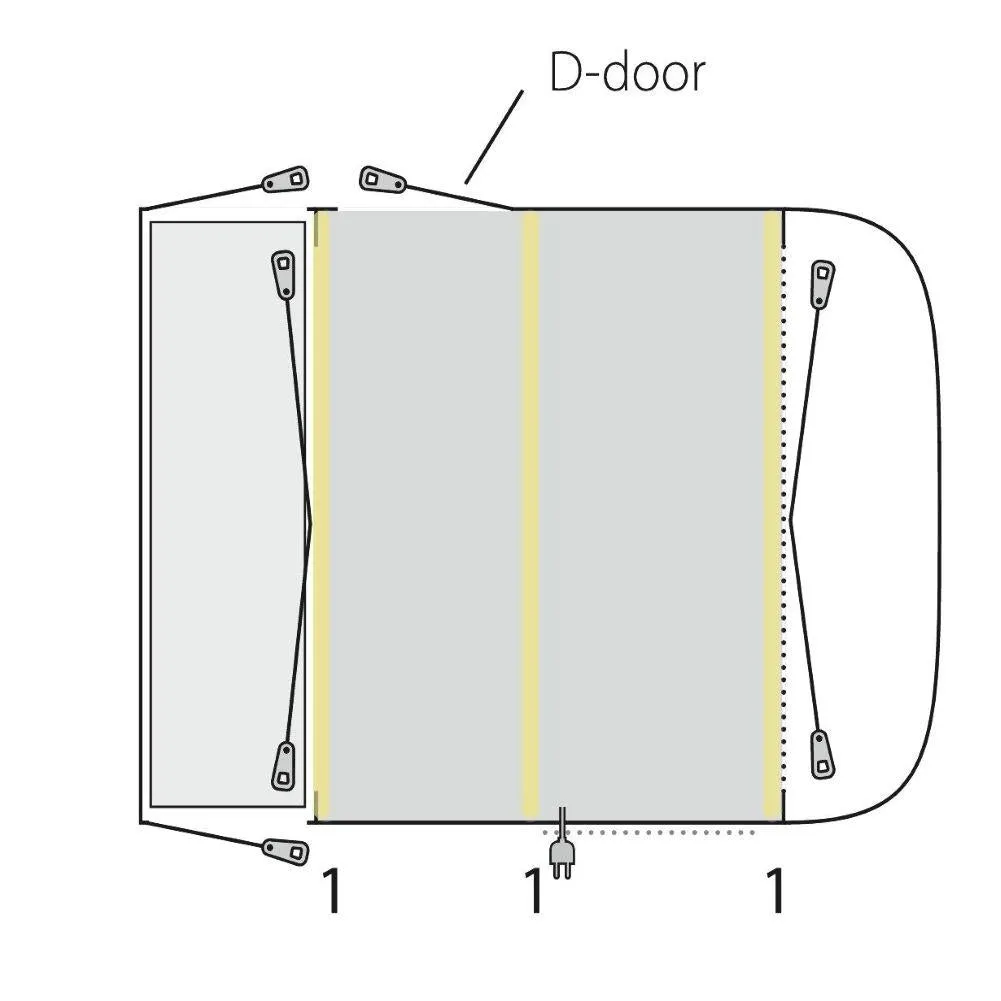 Outwell Newburg 240 Air Drive Away Inflatable Awning