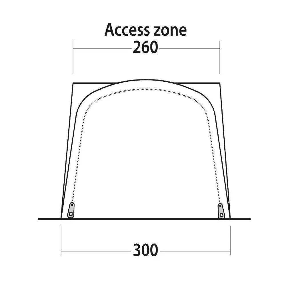 Outwell Newburg 240 Air Drive Away Inflatable Awning