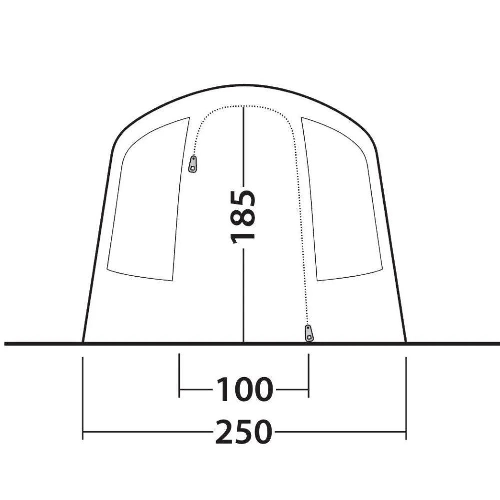 Outwell Sunhill 3 Air Tent - 3 Man Inflatable Tent