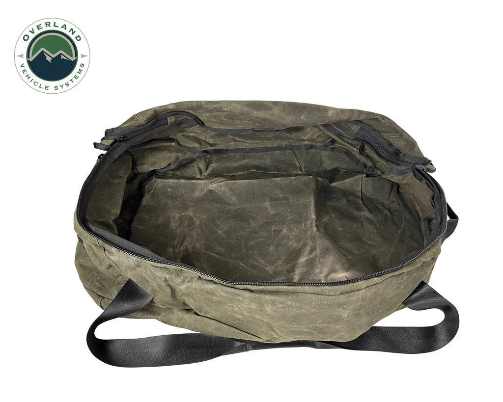 Overland Vehicle Systems Large Duffle With Handle And Straps - #16 Waxed Canvas | Universal