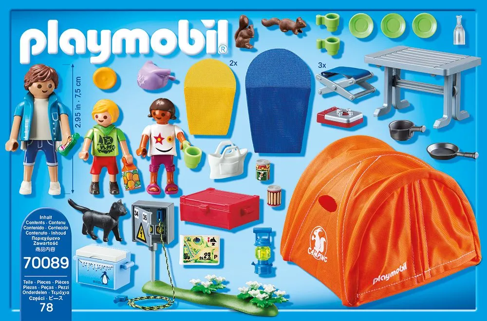 Playmobil 70089 Family Fun Family Camping Trip