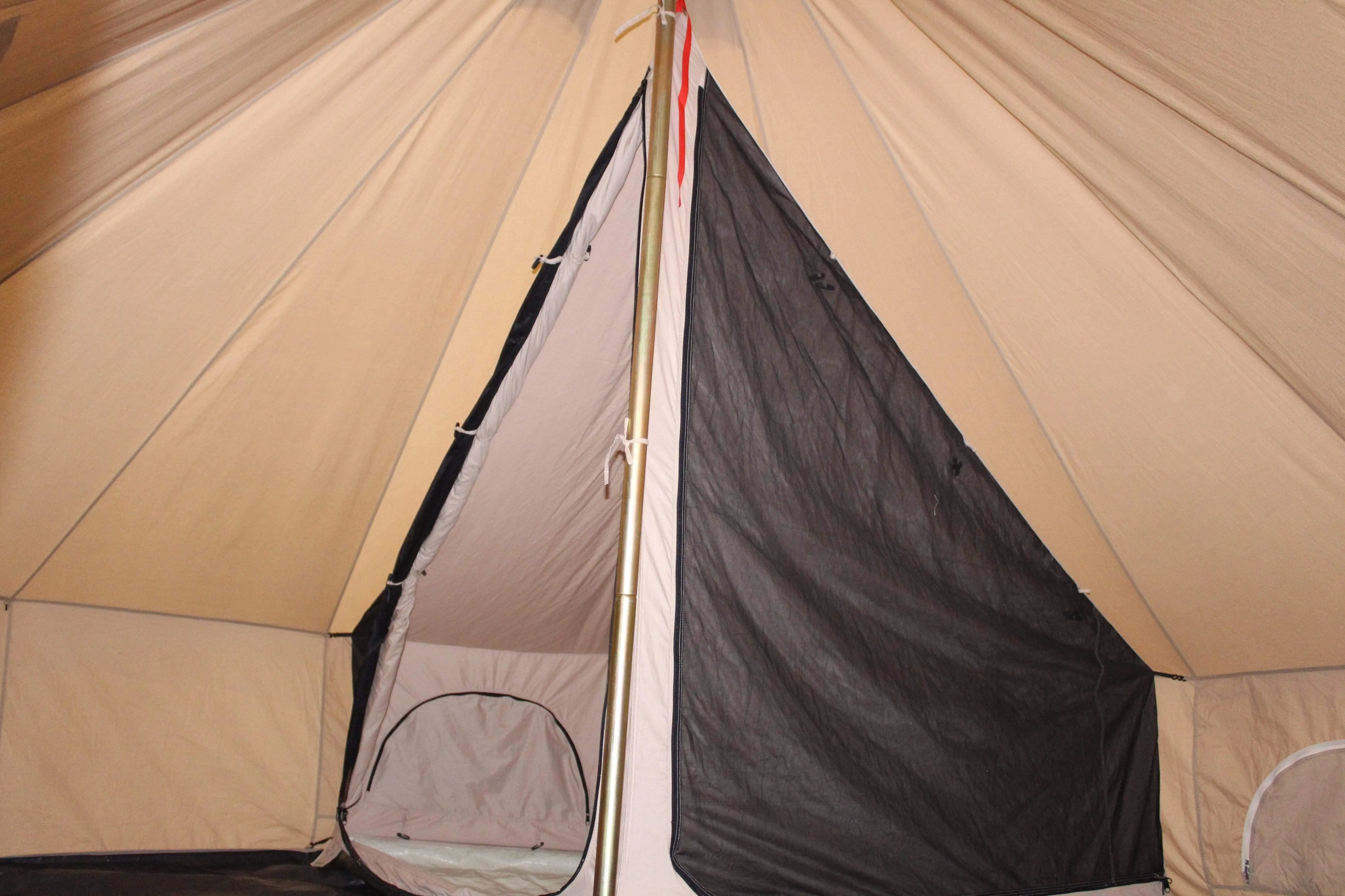 Quarter 1/4 Inner Tent | Canvas Bell Tent Accessories | Inner Room for Avalon Bell Tent