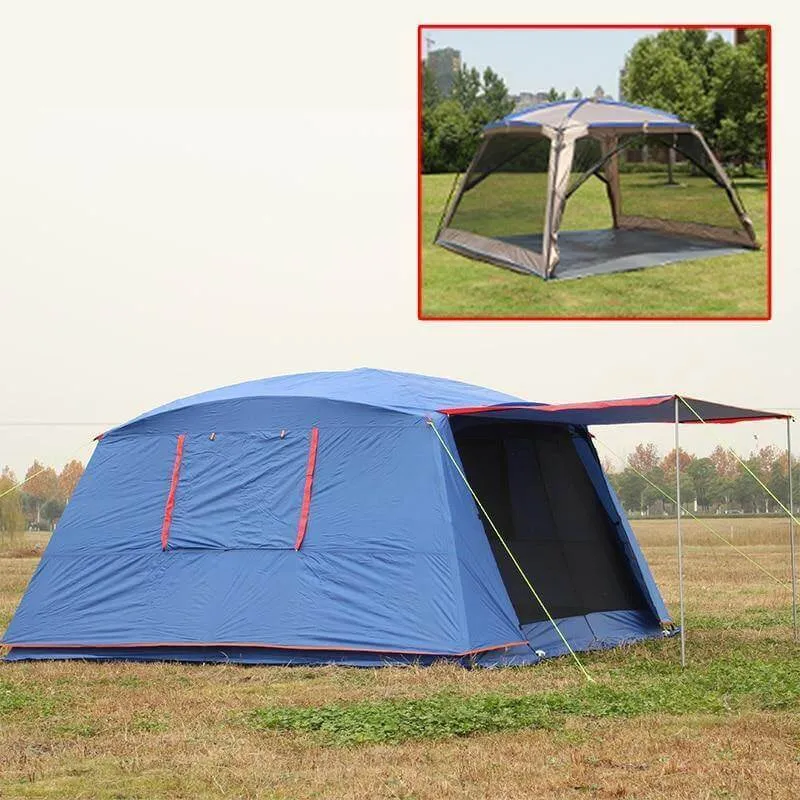 Rainproof Double Layer Sun-Shading Camping Tent