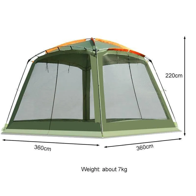 Rainproof Double Layer Sun-Shading Camping Tent