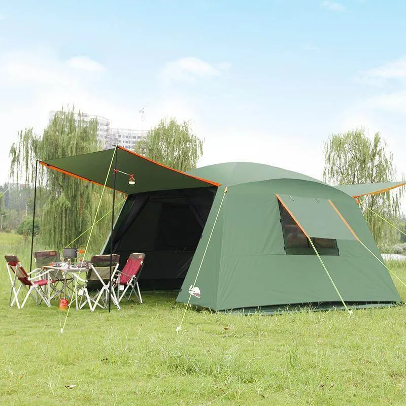 Rainproof Double Layer Sun-Shading Camping Tent