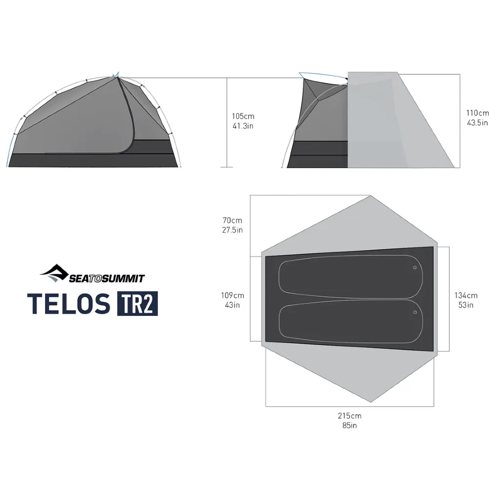 Sea to Summit Telos TR2 - Two Person Freestanding Tent