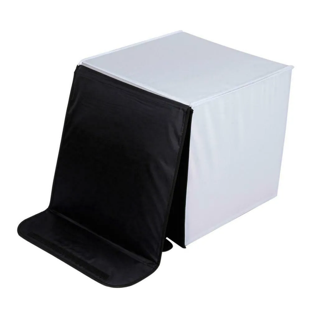 SMAXPRO™ Mini 24" Halogen Photo Studio Box Cube: Foldable Light Room Tent Kit w/ 5 Backdrops