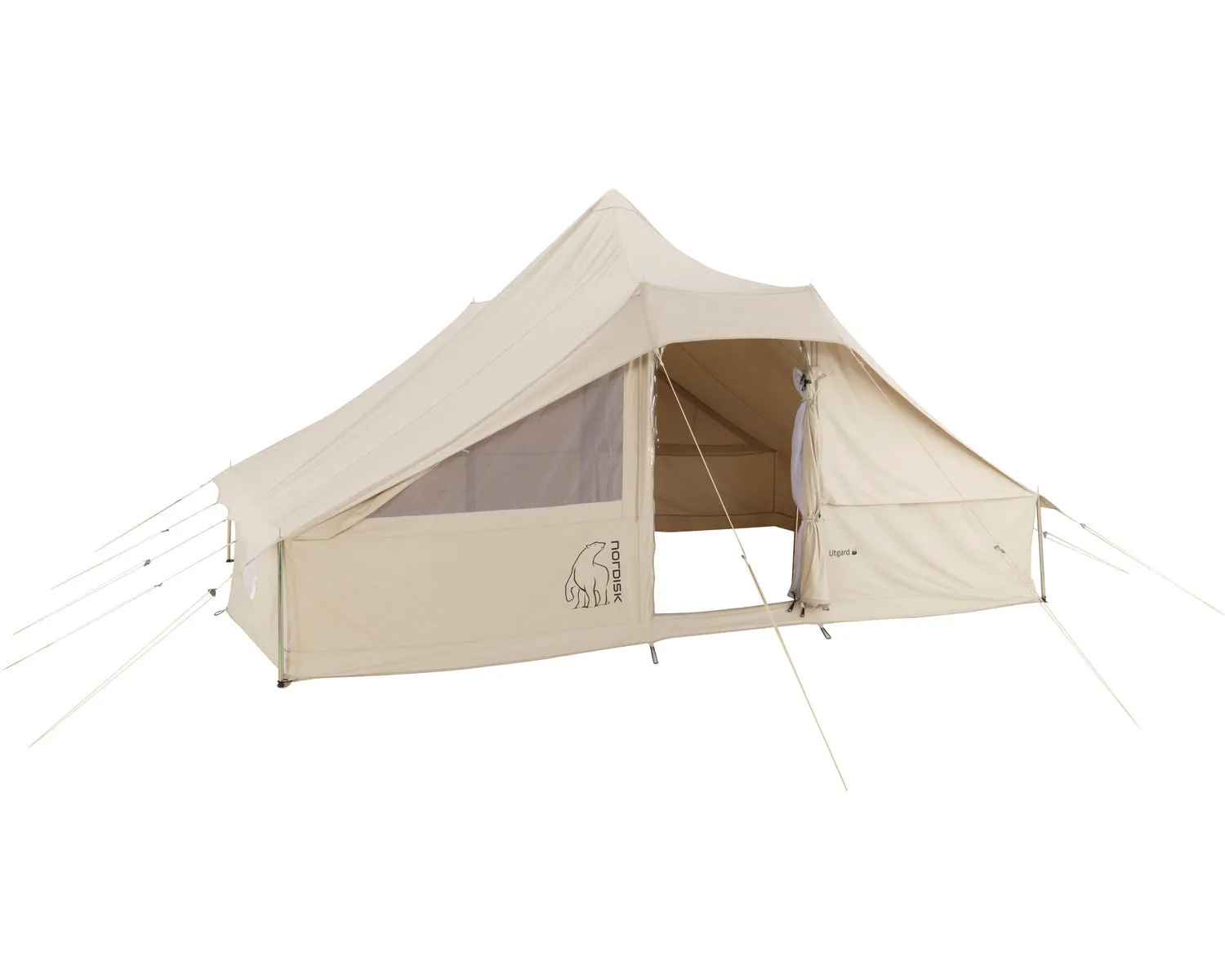 Utgard 13.2 m² glamping tent - 6 person - Natural