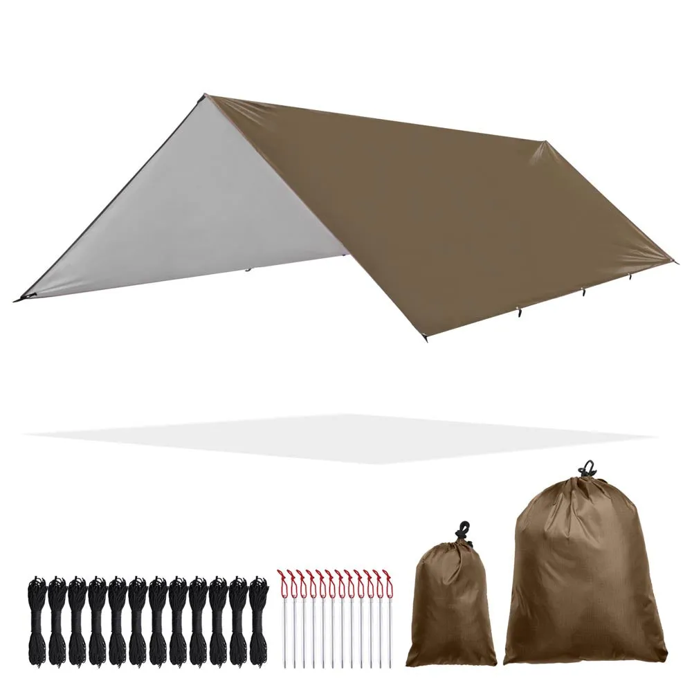 Yescom Camping Tarp Tent Footprint Shelter 10x13ft UV50  PU3,000mm