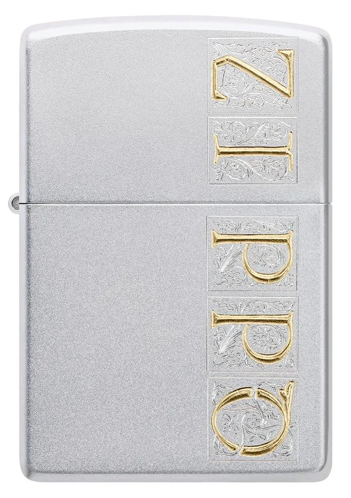 Zippo Monogram